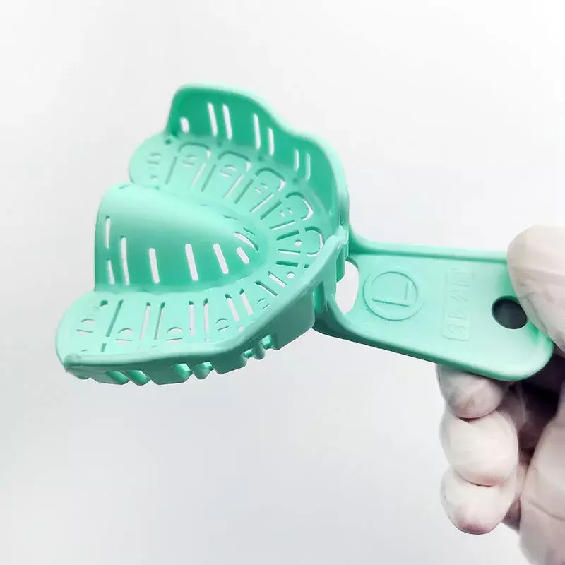 3 Đôi Cấy Ghép Răng Implant Khay Xanh Đầy Miệng Có Thể Tháo Rời Từng Phần Khuôn Khay Dễ Dàng Gấp Gọn Vách Ngăn Nhựa S/M/L