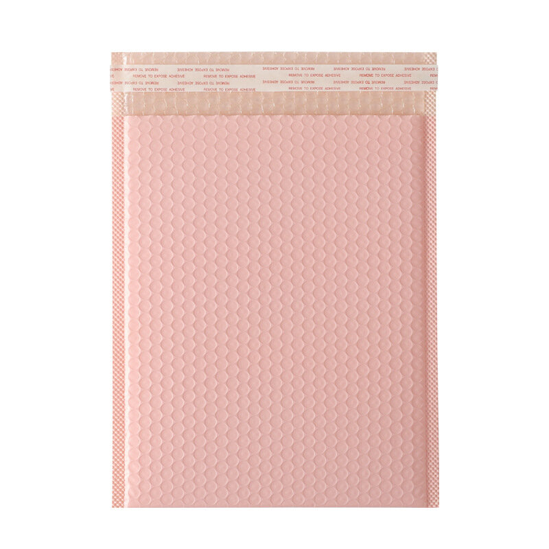 Пузырчатая почта, водонепроницаемая, розовая, стандартная почтовая Почта для подарочной упаковки, самозакрывающийся пакет для доставки, подкладка, розовый