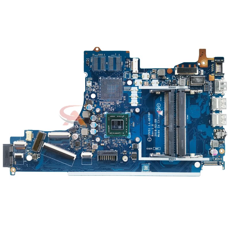 Placa base para portátil HP 15-DB 15T-DB 255 G7, con A9, AMD, CPU, LA-G078P, L20479-001, L20478-001, L31720-601