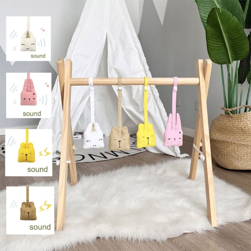 Crib Mobile Rattle Stroller Hanging Gym Play Toy Baby Infant Travel Gear Pushchair Nursery Room Decoration Pendant Toy Dropship