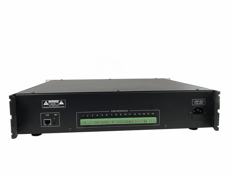 สัญญาณเตือนภัยเครือข่ายเครื่องขยายเสียง H-9003ระบบ IP PA