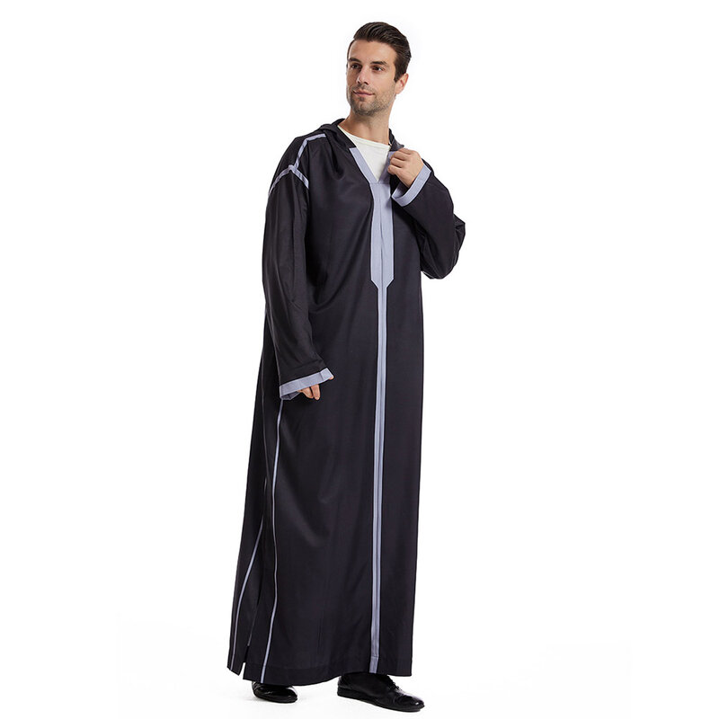 Djellaba masculina do Oriente Médio, roupa masculina de viagem diária em Dubai, roupa simples muçulmana, Abaya Turquia, Dubai, Nova Moda, 2023