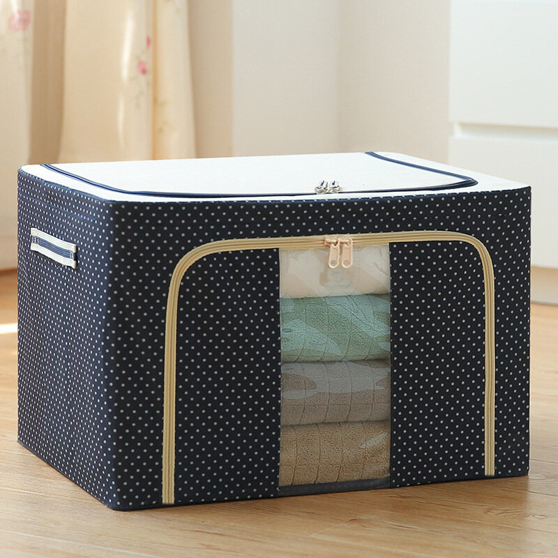 Вместительная коробка для хранения одежды, складной пыленепроницаемый органайзер для шкафа, оксфордская ткань, чемодан, одеяло, сумка для сортировки одеял