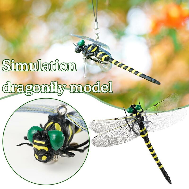 Mini libellule anti-moustique, simulation de libellule, modèle animal pour jardin extérieur, outil répulsif de ferme