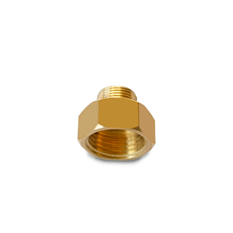 G1/2 to G3/8, 9/16-24 UNEF, 1/2 NPT Reducer Pipe Fittings Brass or Stainless Steel Threaded Water Hose Adapter Male Female