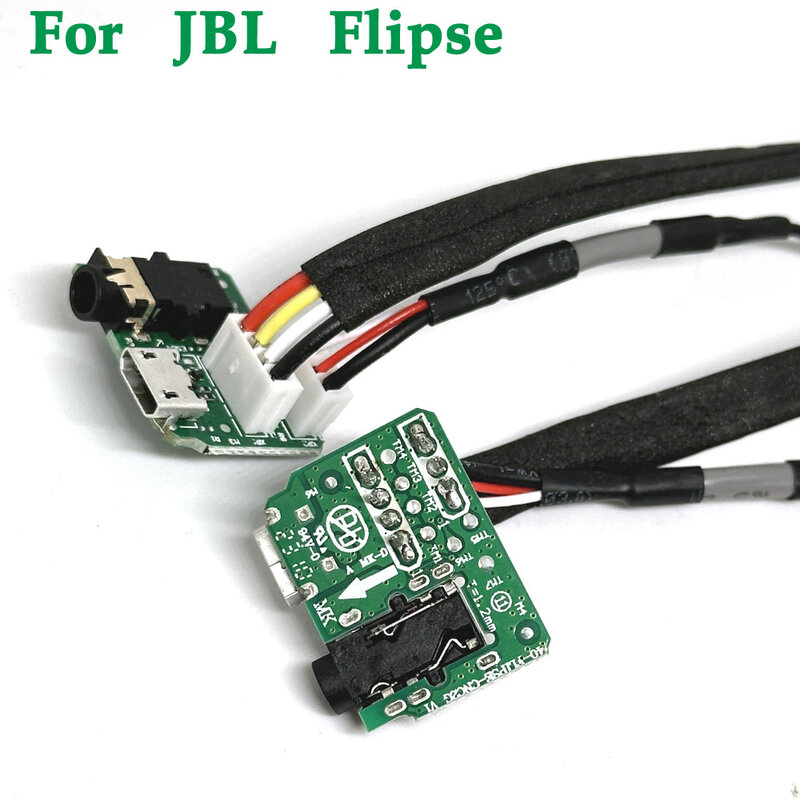 Conector de carga Micro USB con línea hembra, Conector de placa de alimentación para Altavoz Bluetooth JBL Flipse, 1/3 piezas