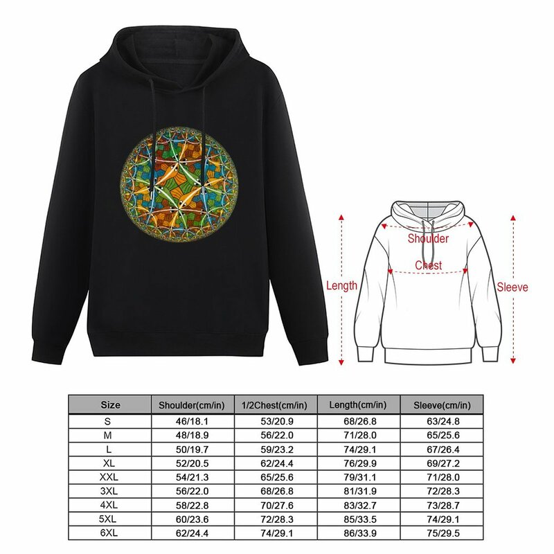 Новый Круглый предел III, пуловер от мауриса кунелиса Escher, толстовка, мужской зимний свитер, Мужское пальто, худи с графическим рисунком