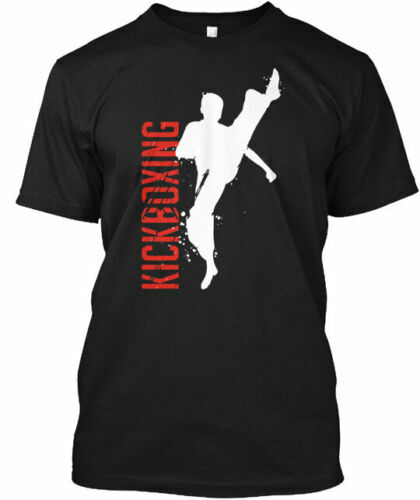 Kickboxing t-shirt, feita nos eua, tamanho s para 5xl
