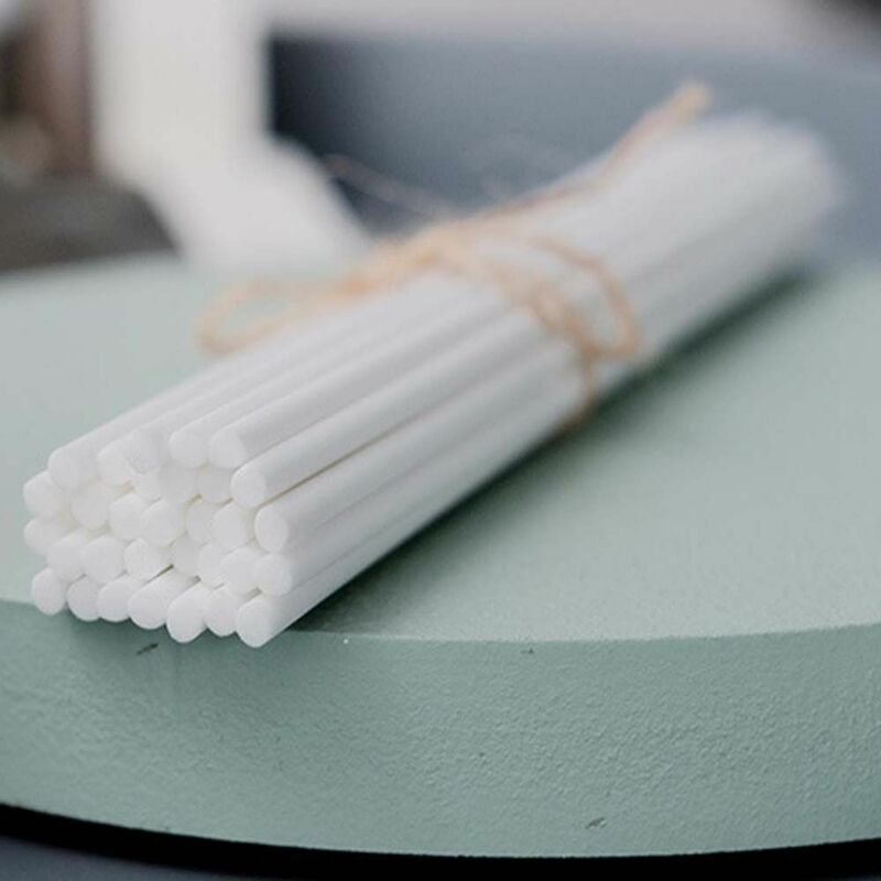 50 peças de fibra varas difusor aromaterapia haste volátil para casa fragrância difusor decoração para casa