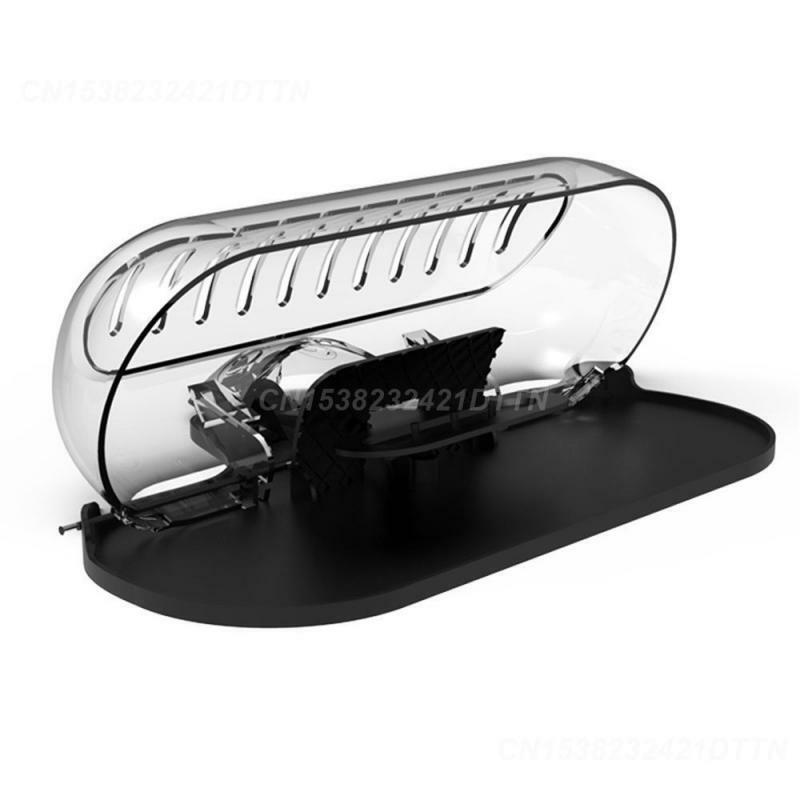 Acrylic Side Buckle Mousetrap Ully Automatic Home Convenient Catch Mice Mouse Artifact For Residence Office Catering Hotel