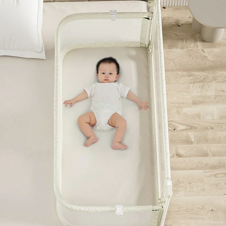 Produk Bayi penjualan paling laris rel tempat tidur untuk bayi kereta anak-anak yang dapat disesuaikan Cot pelindung