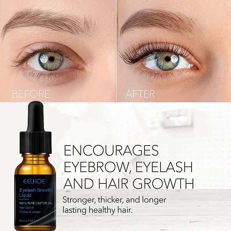 7 Days Fast Eyelash Growth Serum Natural Eyelashes Enhancer Longer Thicker Eyebrows Lift Eye Care Fuller Lashes Products