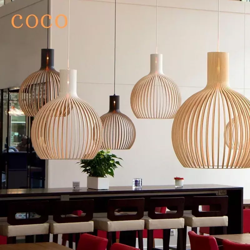 2024 holenderski projektant nowoczesny styl ludowy Foskarini drewniana klatka żyrandol światło czarne bambusowe światło lampy jesień wysyłka