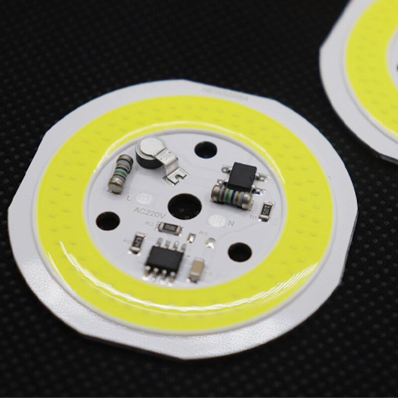 DOB Chip LED Không Cần Lái Xe COB AC 220V 9W 12W 15W Cao Độ Sáng Tiết Kiệm Năng Lượng cho DIY Đèn Pha Đèn Chip