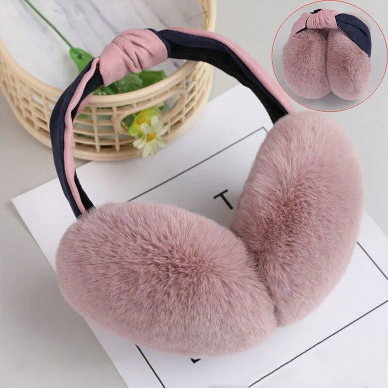 Protetor de cabelo macio Earmuffs, tampa da orelha, proteção exterior, fria, Earflap dobrável, monocromático, morno, inverno, forma