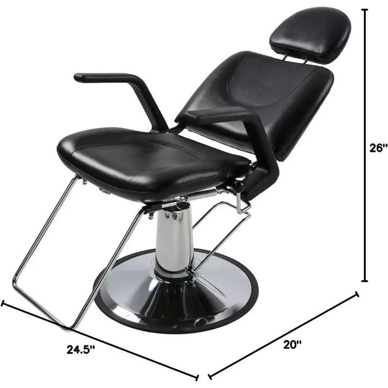 Sue rozkładane krzesło do stylizacji dla profesjonalnych stylistów fryzur, salony piękności i fryzjerów-uniwersalne nowoczesne krzesło do salonu hydrauliczne