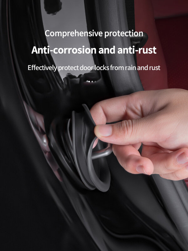 car door lock buckle protection cover For Porsche Boxster Panamera Macan Cayenne 911 718 971 911 970 981 door mute accessories