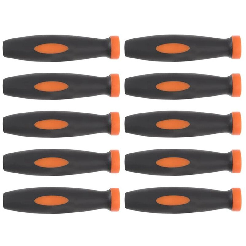 Lime in gomma maniglie maniglie File in gomma 10 pezzi accessori da 2.36 pollici parti nere + arancioni per piccoli File vendita superiore