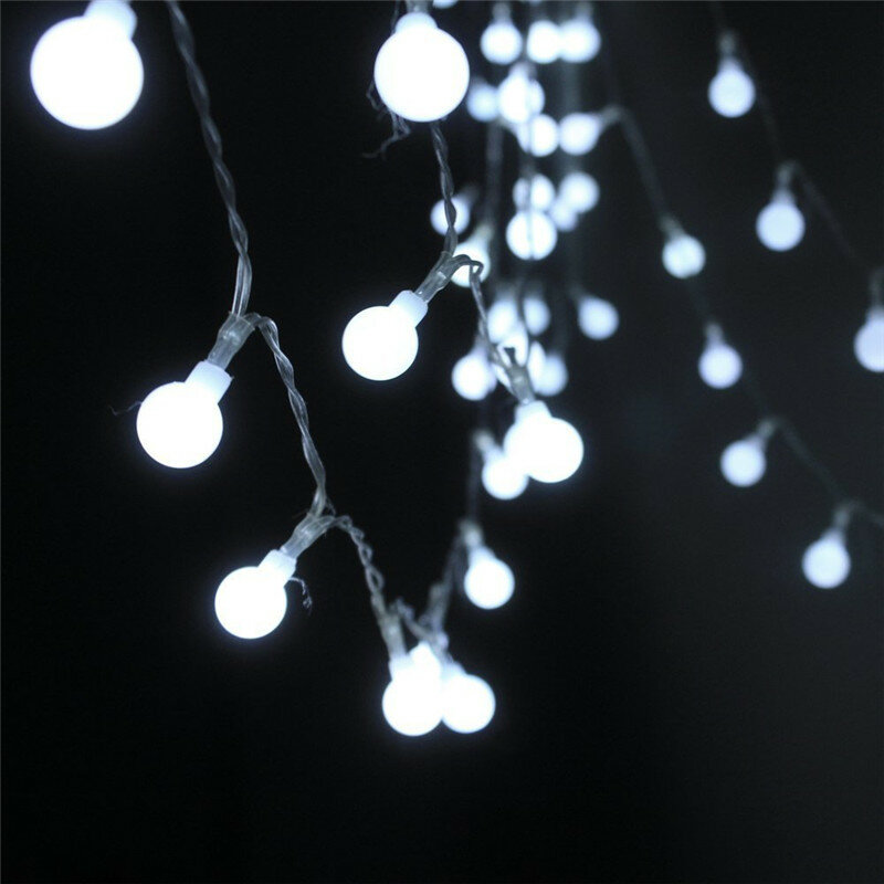 2M/3M/4M/10M 20/30/40/80Led Fairy Christmas Lights Ball Battery LED string lights holiday Wedding Party Outdoor Indoor