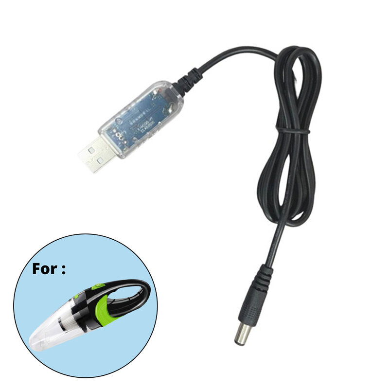 Charging Cable Vacuum Cleaner Parts Black Electrical Accessories Good Connectivity High Adaptability Household High Quality