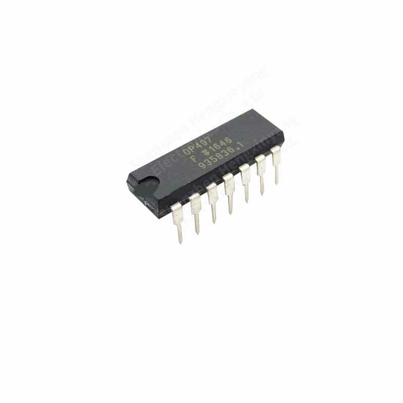 Chip amplificador en línea DIP-14, 1 piezas, OP497FP