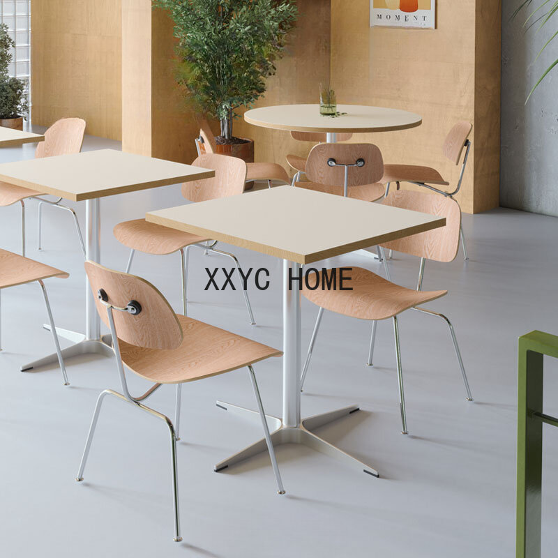 Designer Mini tavolino rotondo set legno Pub metallo moderno tavolino legno soggiorno accento Traje De Sala De Estar mobili