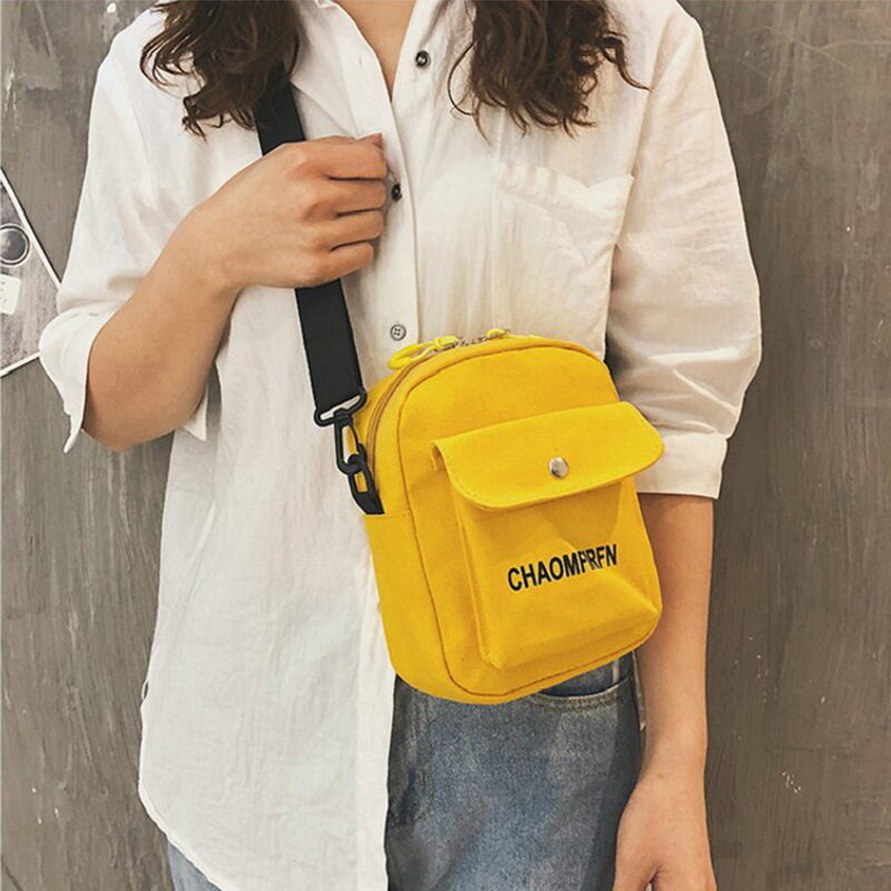 Borsa da donna borsa a tracolla borsa a tracolla stampata portafoglio carino multifunzione in tela per cellulare piccola borsa a tracolla 2022 nuovo stile