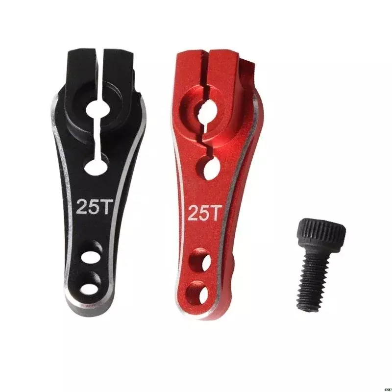 1Pcs 33MM Metal RC 25T Tooth Steering Servo Arm for 1/10 RC Crawler TRXS TRX4 RC Car Parts