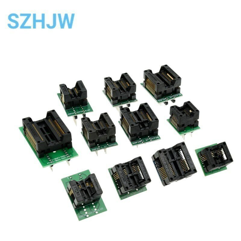 SOP8 burning socket 14/16/18/20/24/28 do DIP wide i wąski adapter chipowy gniazdo testowe konwersji IC