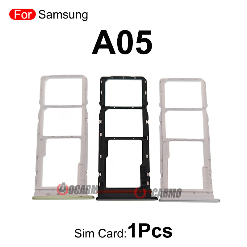 1 szt. Tacka na SIM do Samsung Galaxy A05 A05S Części zamienne do gniazda karty SIM