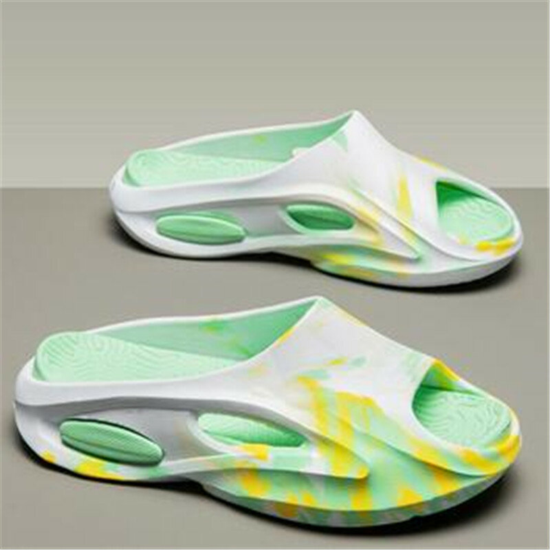 Men Beach Slippers Luxury Flip Flops Soft Casual Shoes Non-slip Wear-Resistant EVA Indoor Household Couples Hombre Sandals Light