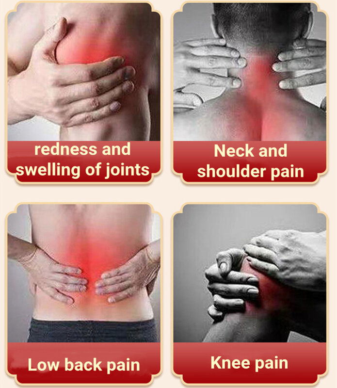 関節炎の痛みを和らげるための関節式ペースト,1ピース/箱,多機能筋肉痛の緩和