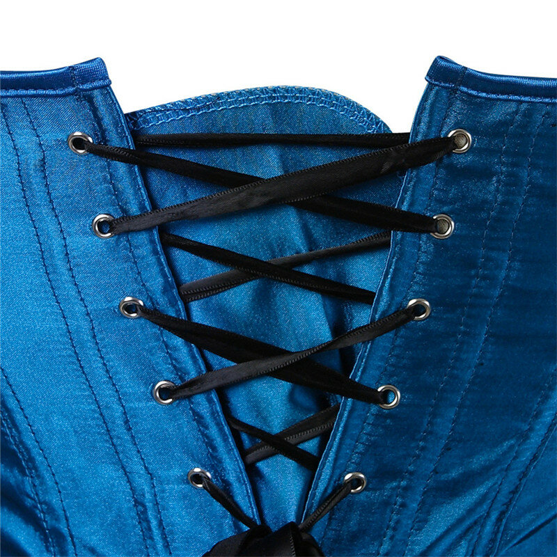 Corsetto Top bustier Plus Size ricamo piume gotico vittoriano Vintage Overbust corsetti Burlesque costumi moda Espartilh