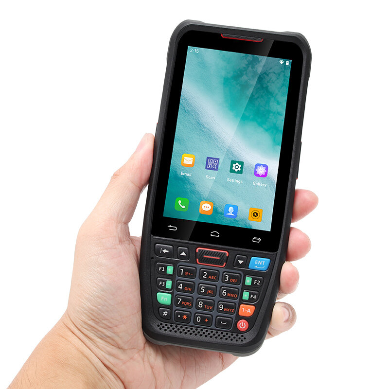 Industrial Handheld Android 10.0 Terminal Data collector rugged Waterproof 1d 2d Barcode Scanner Pdas With 4.5inch touch screen