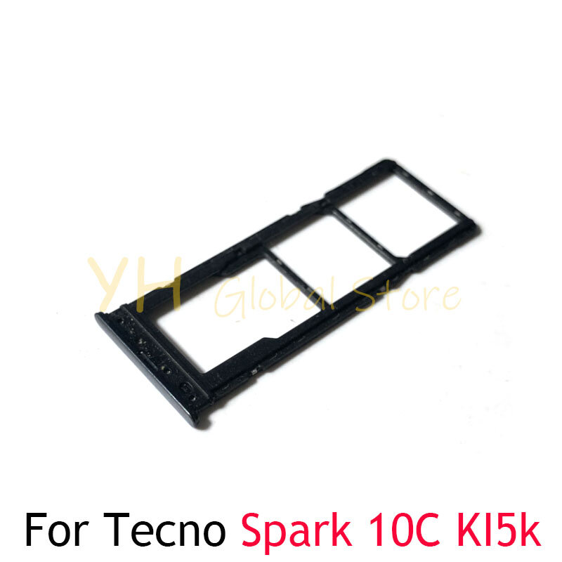 Per Tecno Spark 10C KI5k KI5m KI5 Sim Card Slot vassoio supporto parti di riparazione della scheda Sim