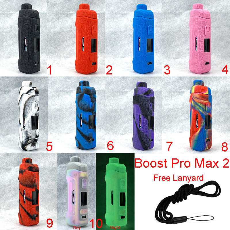 New soft silicone protective case for Boost pro max 2 no e-cigarette only case rubber sleeve shield wrap skin 1pcs