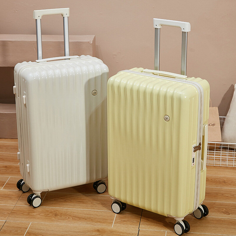 VIP custom suitcase female high-looking student suitcase male universal wheel boarding password box 20-inch trolley case