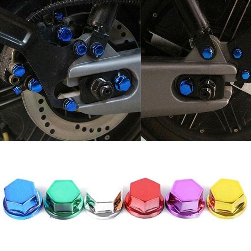 Motorcycle Head Screw Cover Nut Cap Cover Decorative Modification Parts Accessoriesfor  