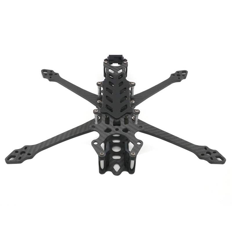Abelhas Venenosas-Carbon Fiber Freestyle Frame Kit, 7 ", 295mm Distância entre eixos, 295mm Braço 5.0mm, FPV Long Range Drone