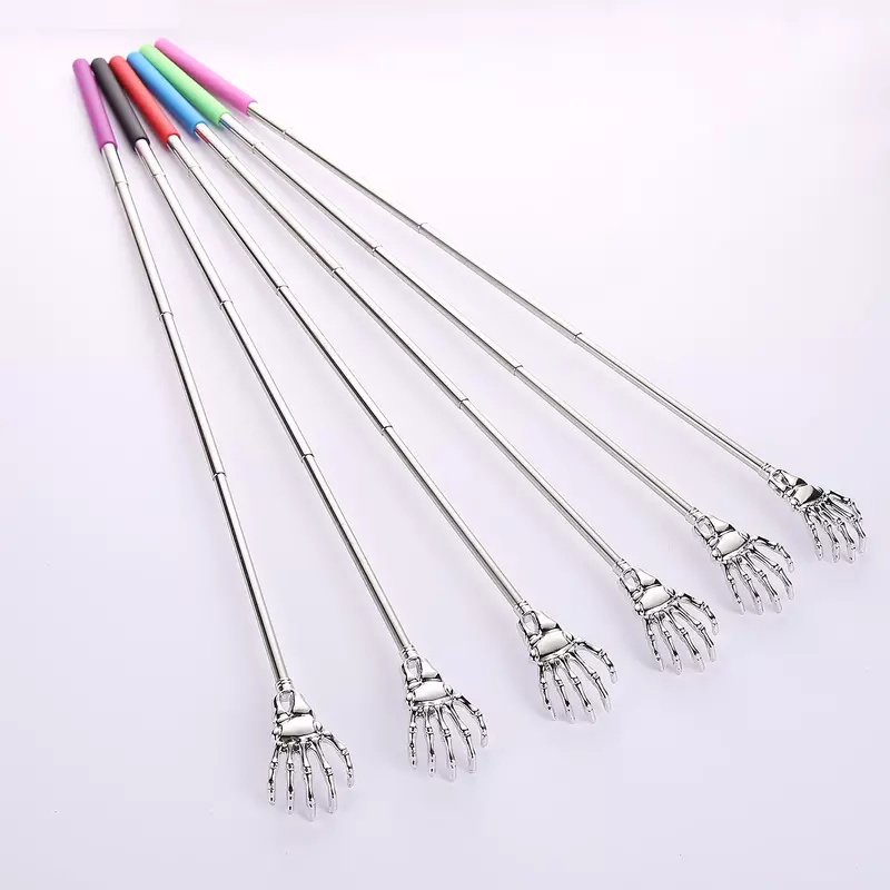 Retractable Stainless Steel Back Scratcher Telescopic Claw For Back Scraper Massage Relax Old Man Happy Health Products