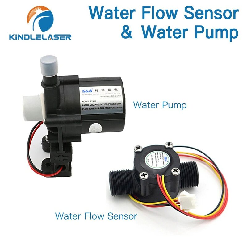 KINDLELASER Water Pump P2430 P2450 P24100 for S&A Industrial Chiller CW-3000 AG(DG) CW-5000 AH(DH) CW-5200 AI(DI)