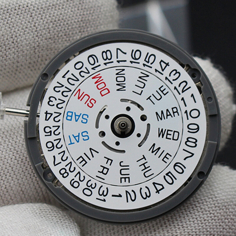 Reloj Mecánico NH36a para hombre, cronógrafo de alta calidad con movimiento automático, fecha en inglés, semana, corona a las 3,8 En punto, nuevo, Original de Japón