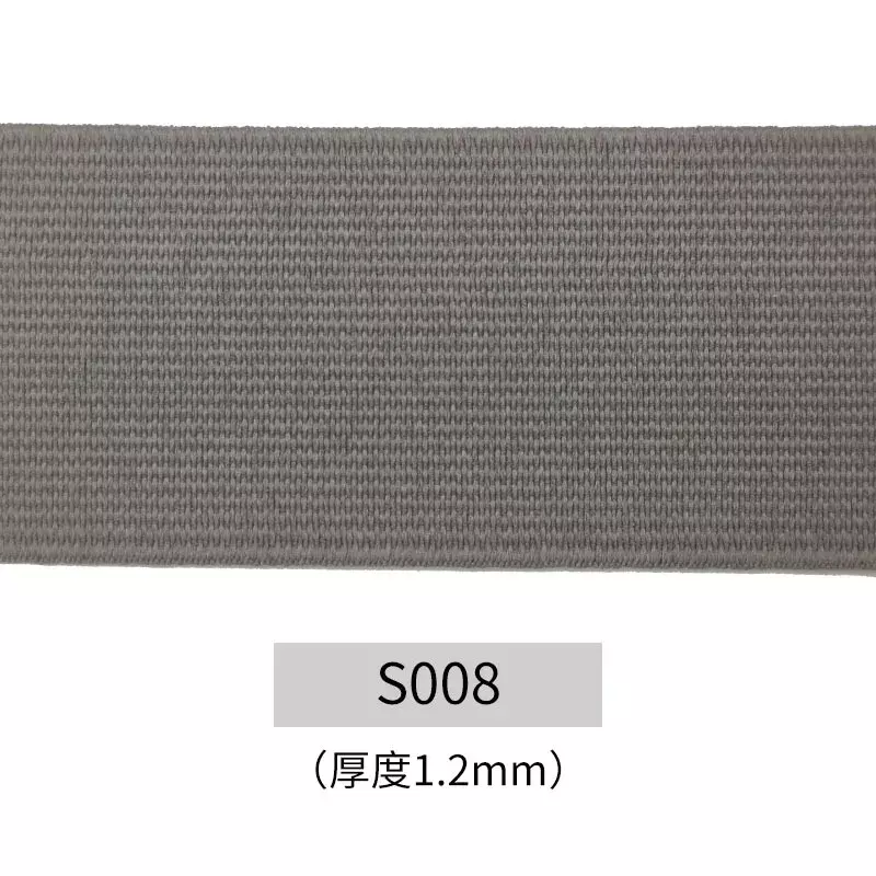 Banda elástica plana de 20mm, 30mm y 40mm de ancho para coser, accesorios de ropa protectora, cinta de cordón de goma gruesa negra, cuerda de bricolaje
