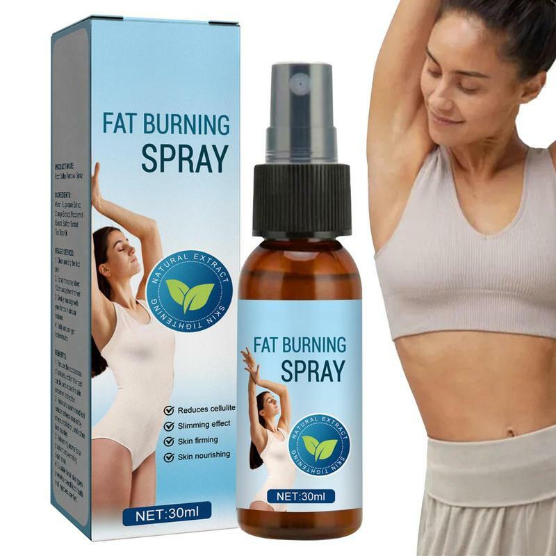 Fat Burner Spray 30ml Portable Body Firming Spray For Weight Loss Skin-Friendly Saggy Skin Tightening Spray Fat Burner Liquid