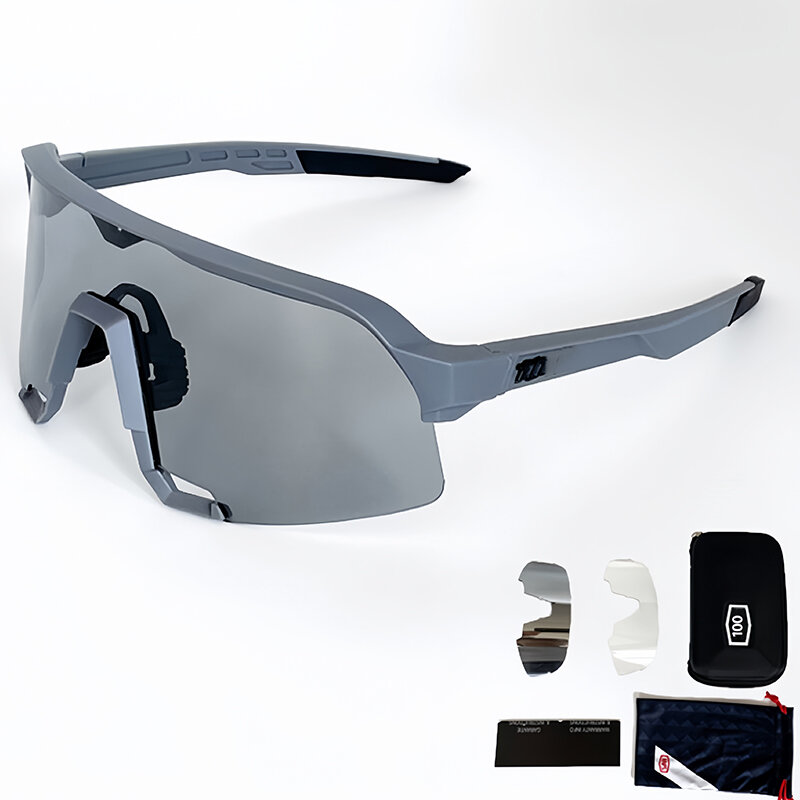 Gafas de nivel superalto para senderismo, lentes a prueba de viento para motocicleta y arena, sin decoloración, S3, 100