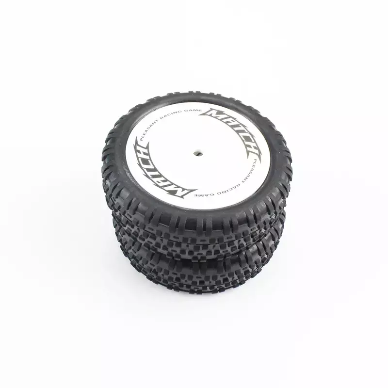 2Pcs Front Wheel Tires Tyre 104001-1882 for Wltoys 104001 1/10 RC Car Upgrade Parts Accessories