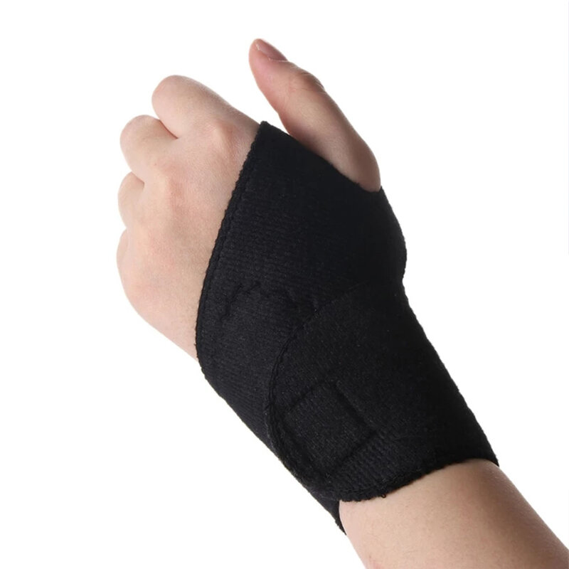 1 пара турмалиновый самонагревающийся бандаж на запястье спортивный защитный браслет на запястье подушечки для магнитной терапии с дальним инфракрасным излучением скобы для облегчения боли