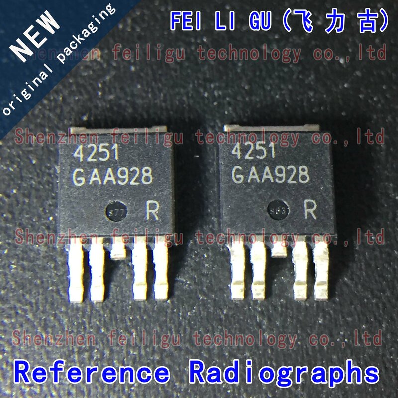 Placa do computador automotivo Chip regulador de tensão, serigrafia, TLE4251D, pacote TLE4251 TO-252, 100% novo, original, 1-30pcs