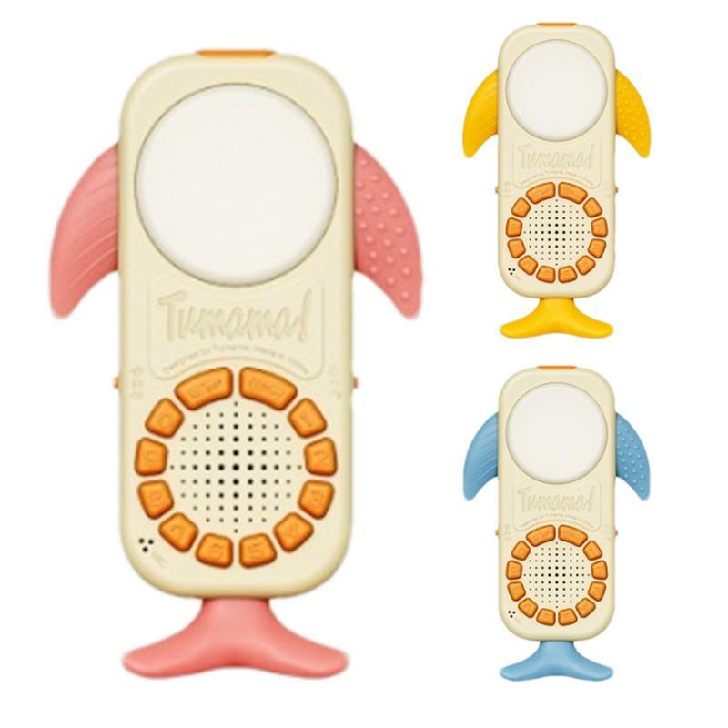 Brinquedo educativo precoce do telefone para crianças, telefone de som, brinquedos para dormir Cognição mordedor