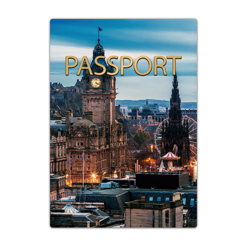 Обложка для паспорта, защитная обложка для удостоверения личности, из искусственной кожи, с защитой для паспорта, водонепроницаемые чехлы с рисунком